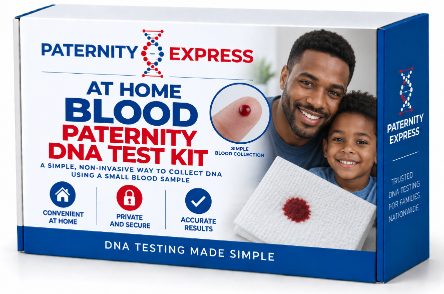 Paternity express at home blood paternity dna test kit