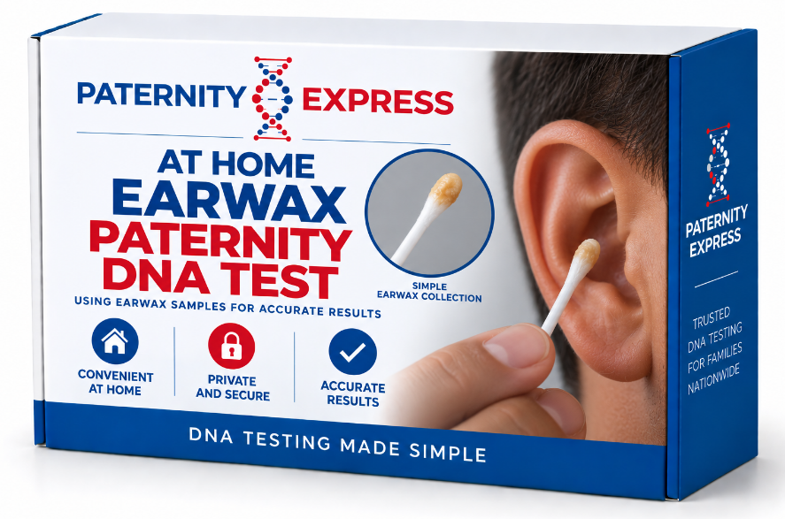 Paternity express at home earwax paternity dna test kit